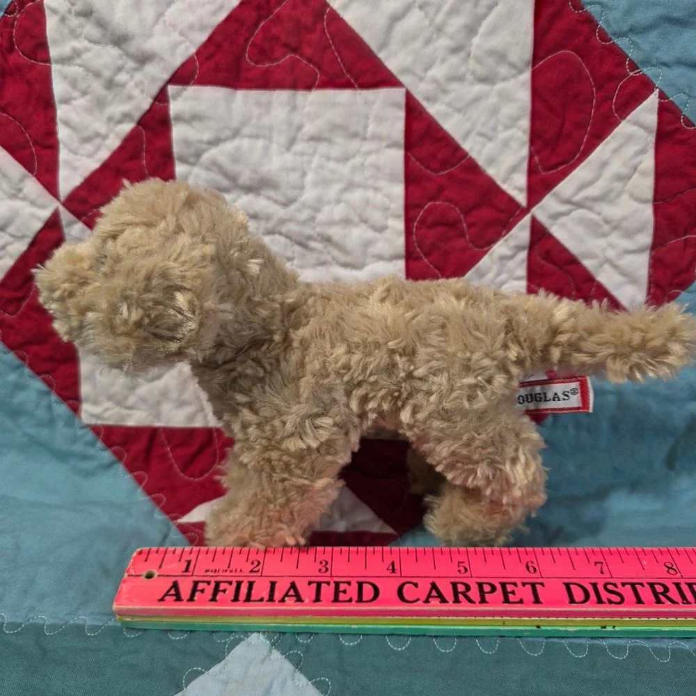 Douglas‎ Cuddle Toys Goldendoodle Tan Puppy Plush Stuffed Animal 8 Inch 2110